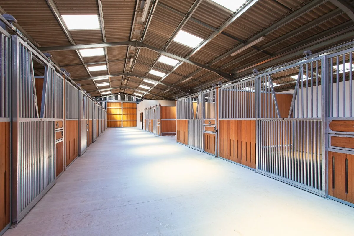 Gary Brown Racing superb stables, Lodge Down Stables