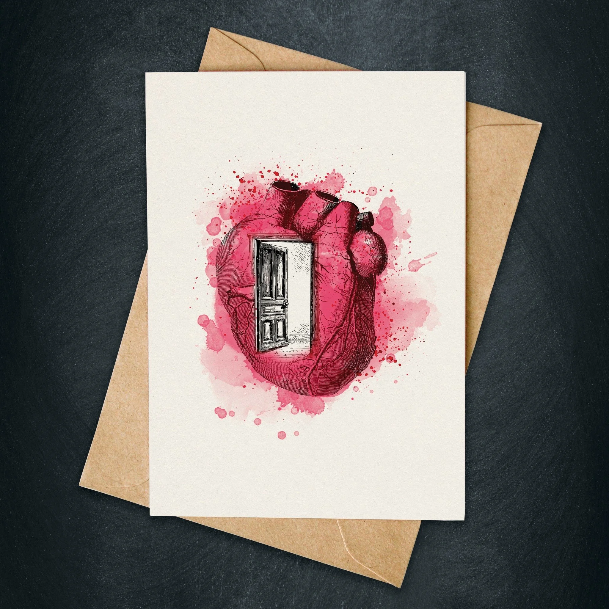 New items for the upcoming Dark Market! Mixed-media blank journals and creepy greeting cards! 

Join us at Highland Brewing on Friday, August 1, from 5-9 PM with many other amazing makers. We will be selling these new items alongside our esoteric stu