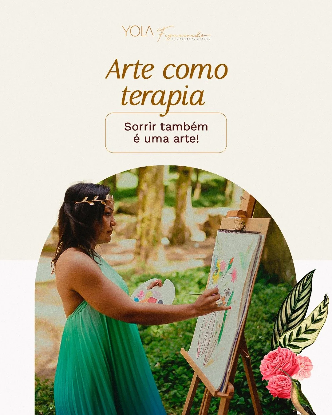J&aacute; pensou em como a arte pode transformar o seu mundo? 🤔

Esteja a desenhar, pintar, dan&ccedil;ar ou escrever, expressar emo&ccedil;&otilde;es &eacute; um convite para aliviar a mente e acolher o cora&ccedil;&atilde;o.

👉 A arte como terapi