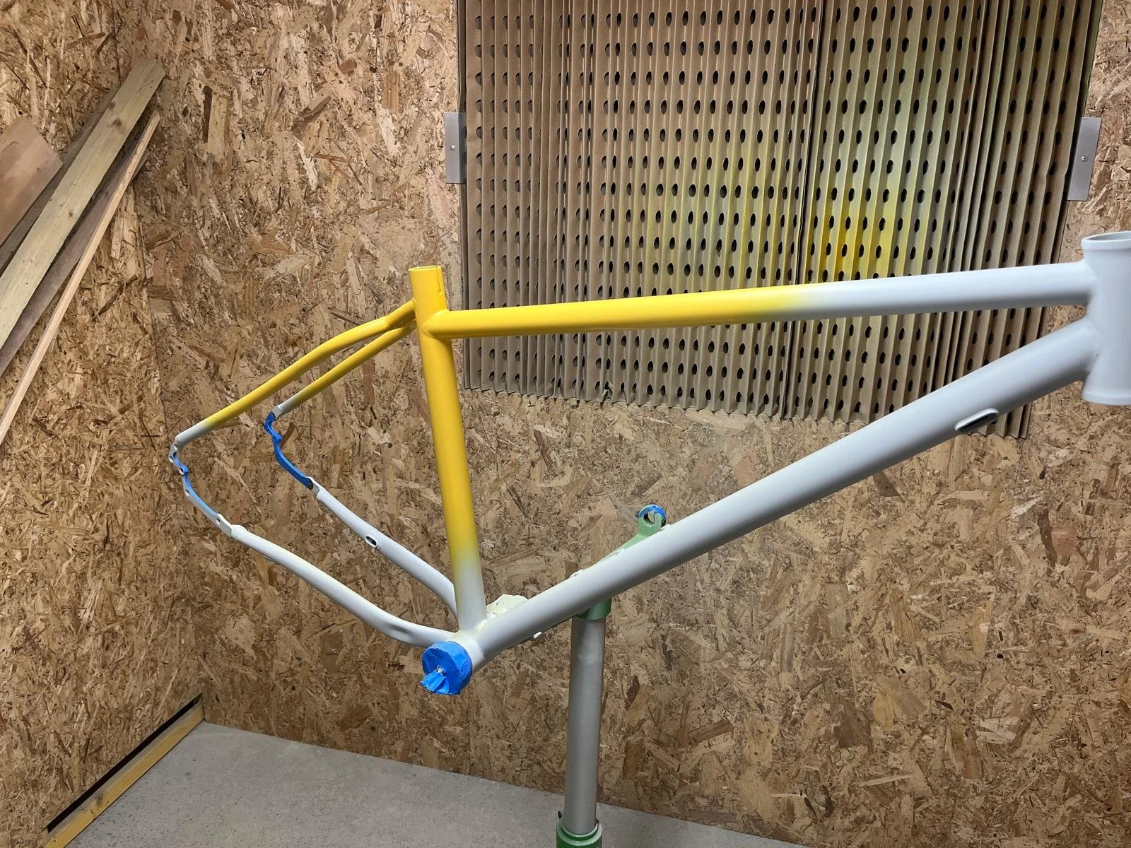 In-process Frame Painting