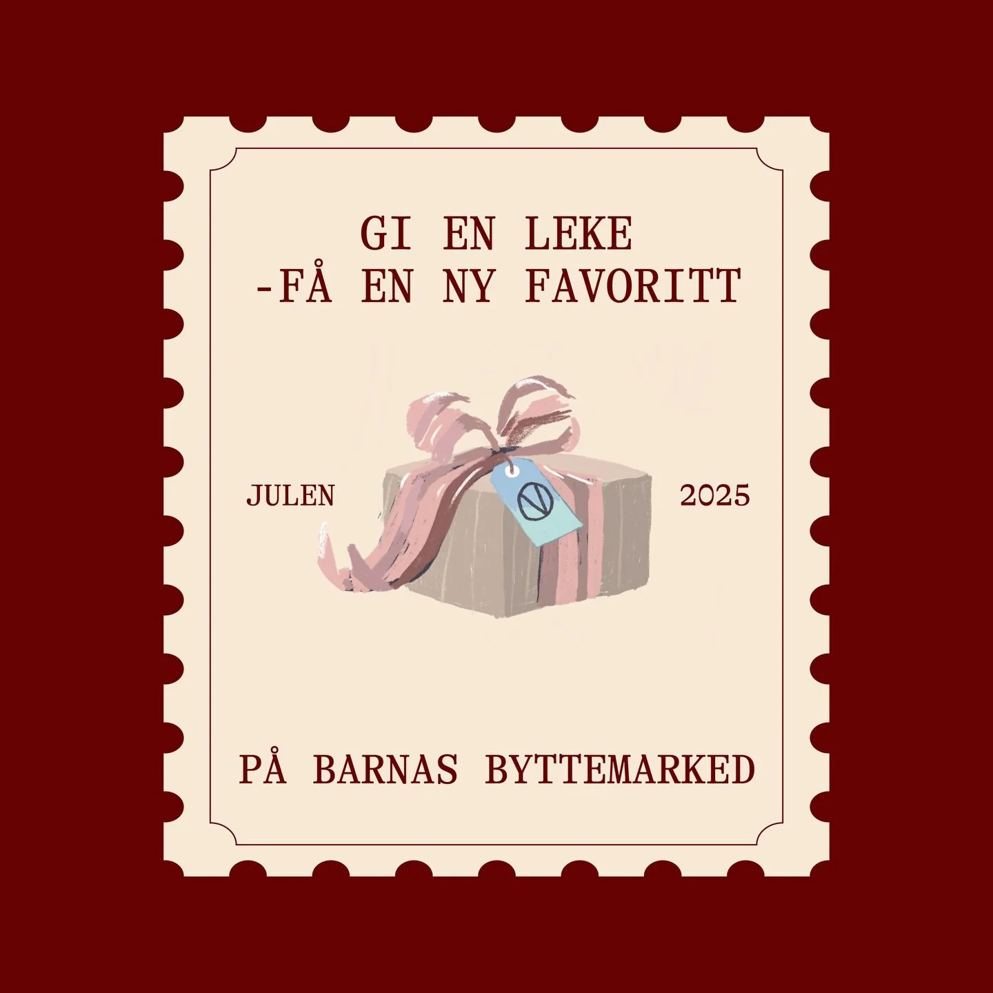 Det er pyntet til jul p&aring; Byttebiblioteket v&aring;rt og hver l&oslash;rdag og s&oslash;ndag f&oslash;r julaften er det bl.a. Barnas Byttemarked; 
er barna ferdig lekt med en leke, men den kan fortsatt spre glede? Ta den med til v&aring;rt hygge