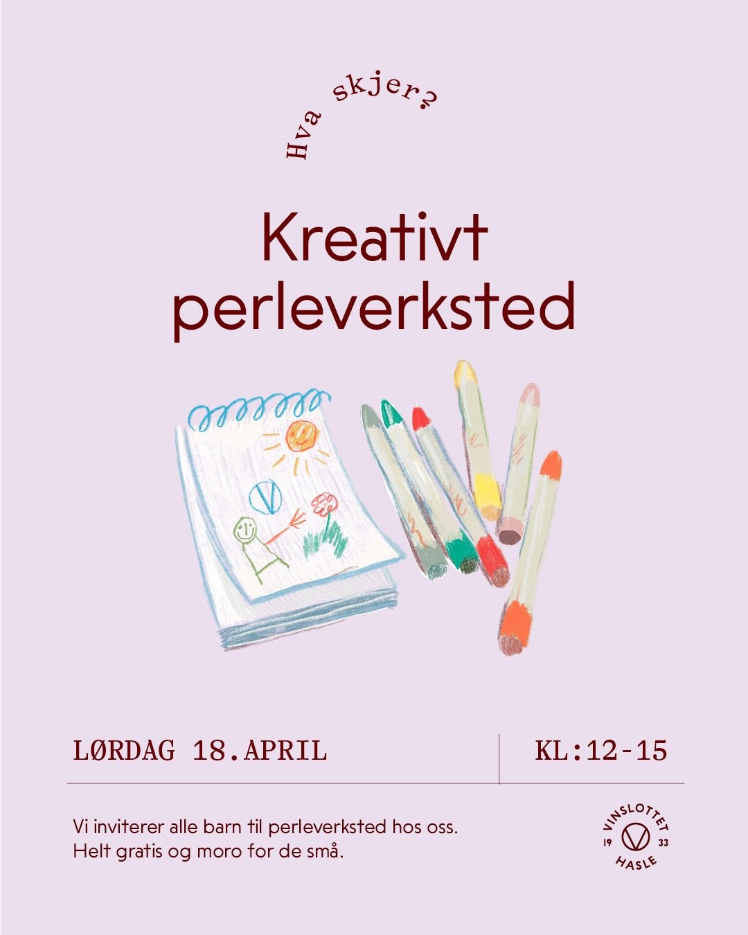 Det er mye moro som skjer p&aring; Vinslottet denne helgen! 

Du kan blant annet handle kortreist mat fra @bondens.marked.oslo , finne sesongens planter og blomster hos @jord_mikrohagesenter , stikke innom gratis perleverksted for de sm&aring; utenfo