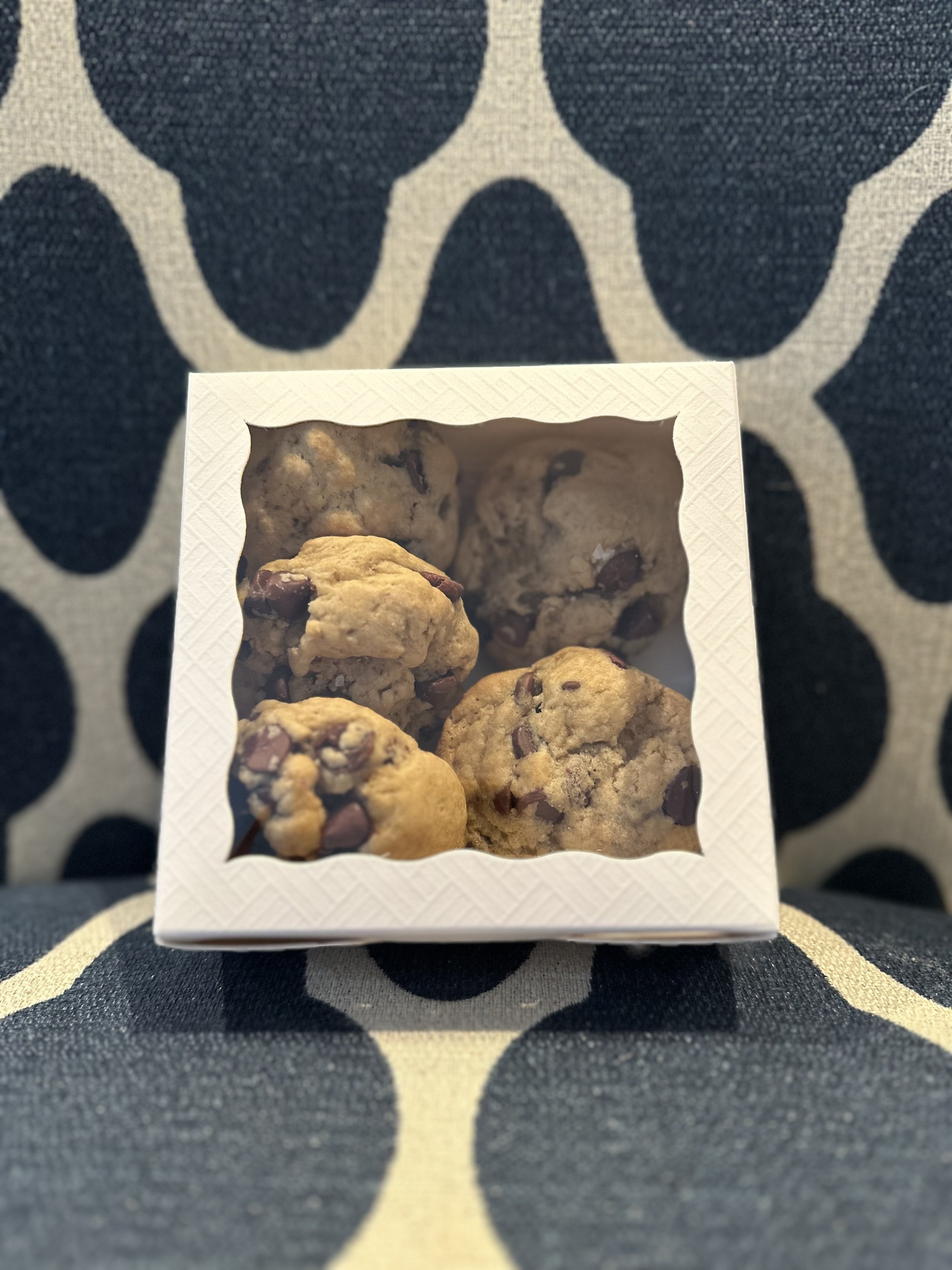 Sourdough triple chocolate chip cookies