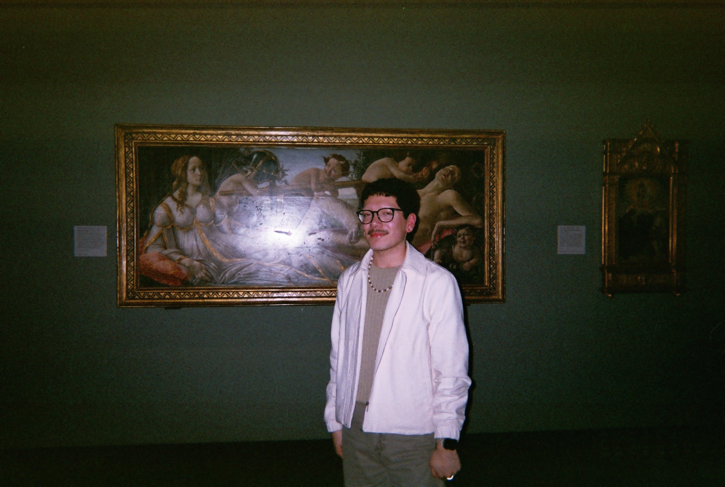 Me in front of Mars and Venus, breaking the rules, March 22nd.