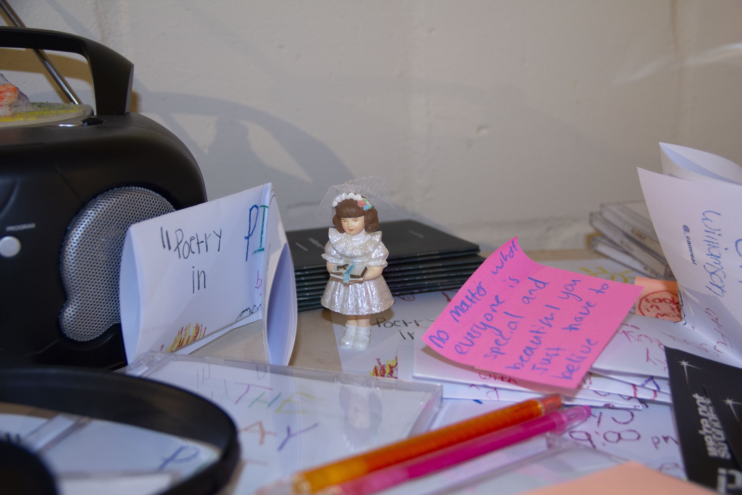 Close up of interactive table at FUSEBOX exhibition