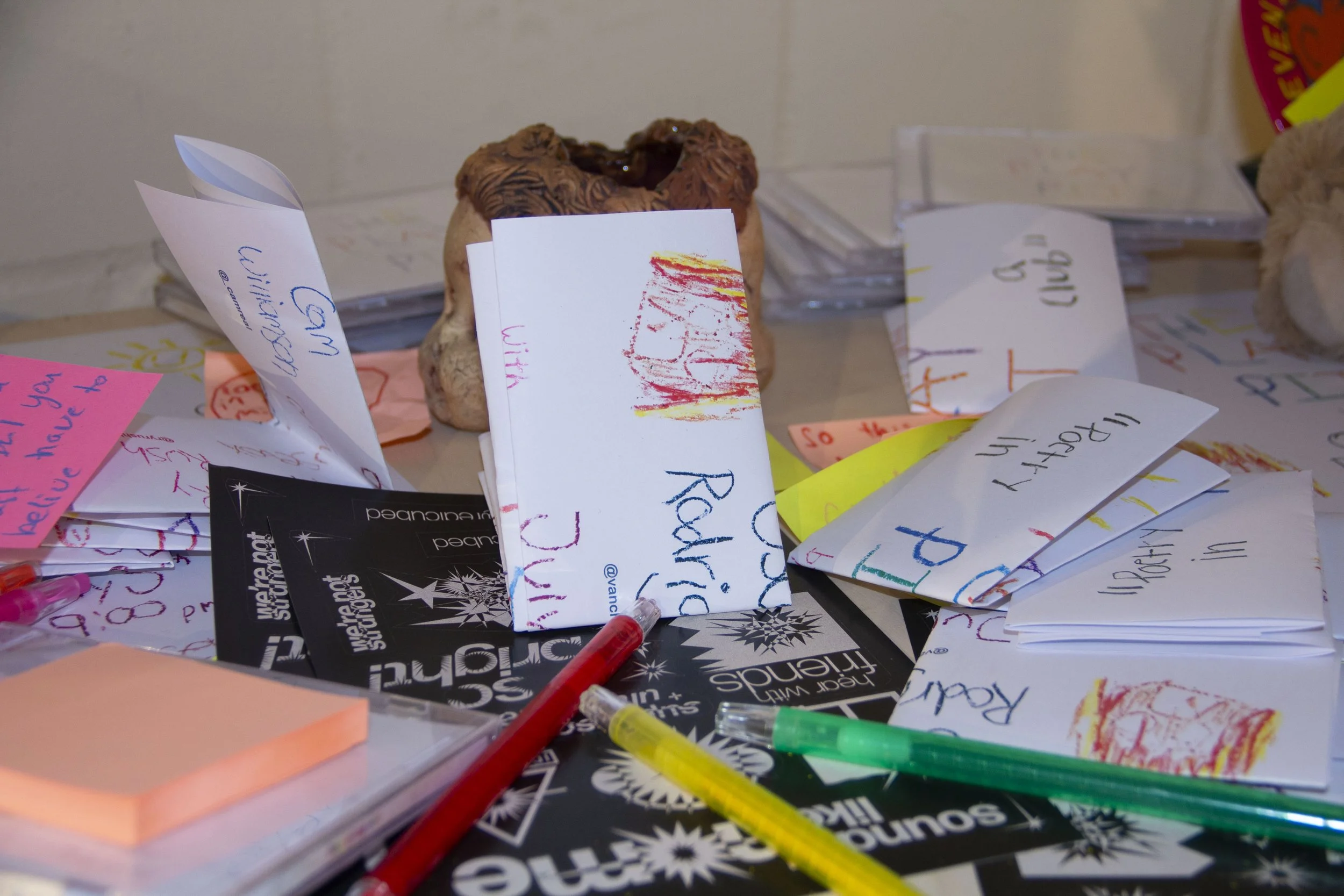 Close up of interactive table at FUSEBOX exhibition