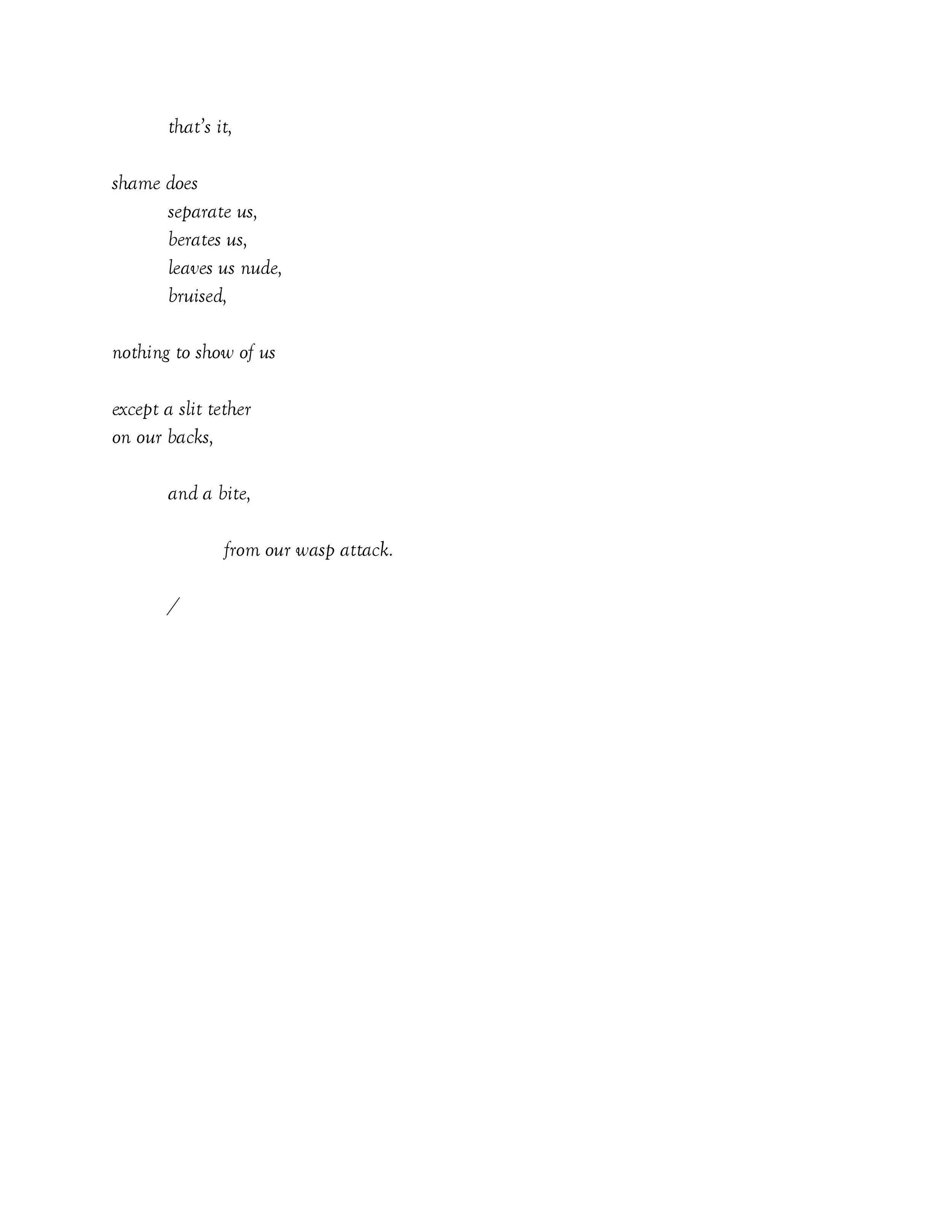 The poem I performed at the National Gallery Lates, inspired by Botticelli's Mars and Venus. 