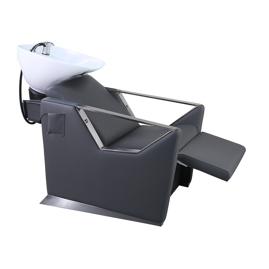 Jill Hairdressing Basin in with electric footrest