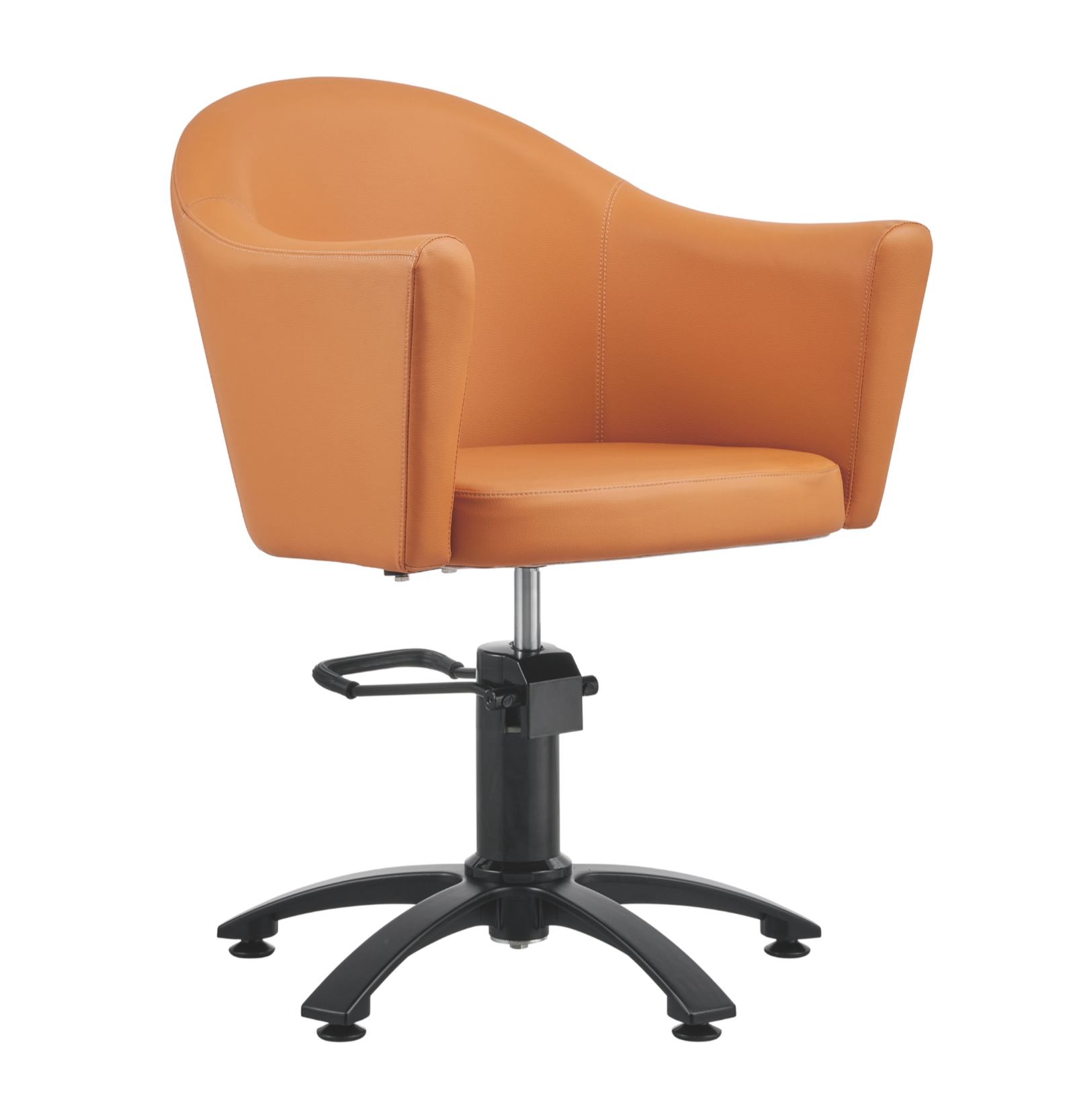 Orange Hairdressing chair