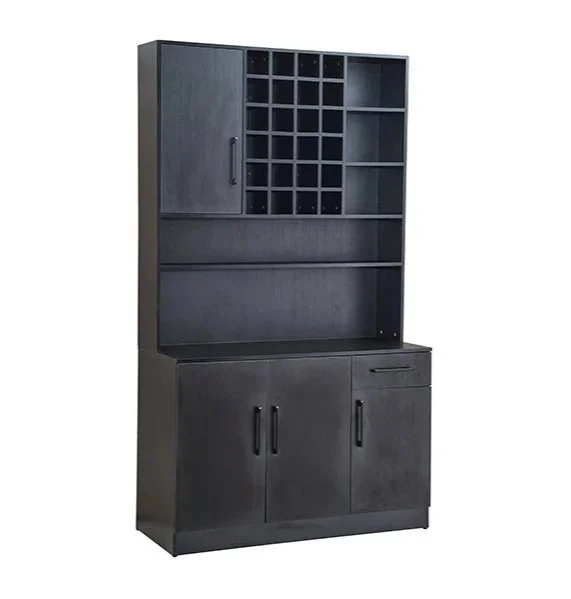 Colour bar with storage underneath and colour tubes on top in a large size.