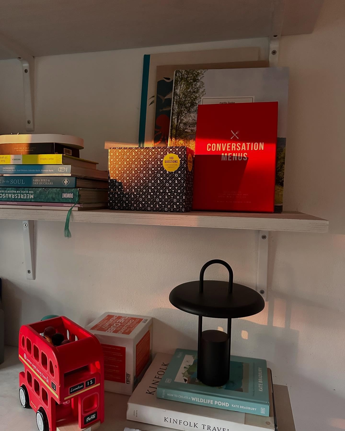 Conversation menus - by @theschooloflifelondon 
Made our days during Covid lockdowns, made many of our friends and family scratch their heads why we play so many games (the big white games cupboard in the house is a testimony to that 🫣😅)

BUT - the