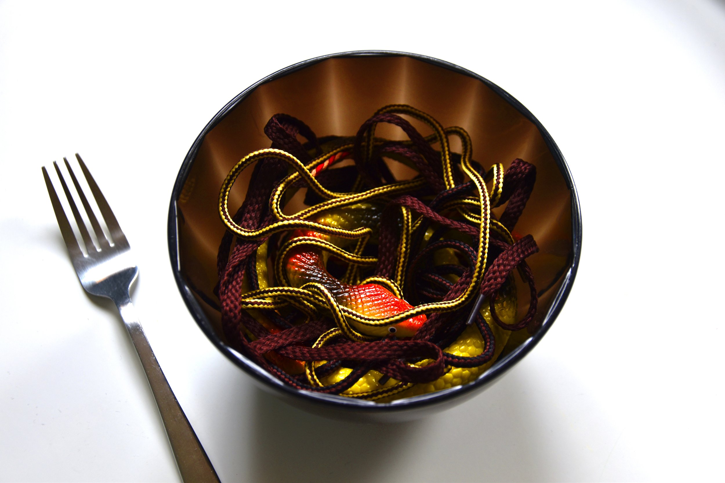 Sonia Reid, Snaghetti Bolognlace #1, 2023, Mixed Media, Photograph.
