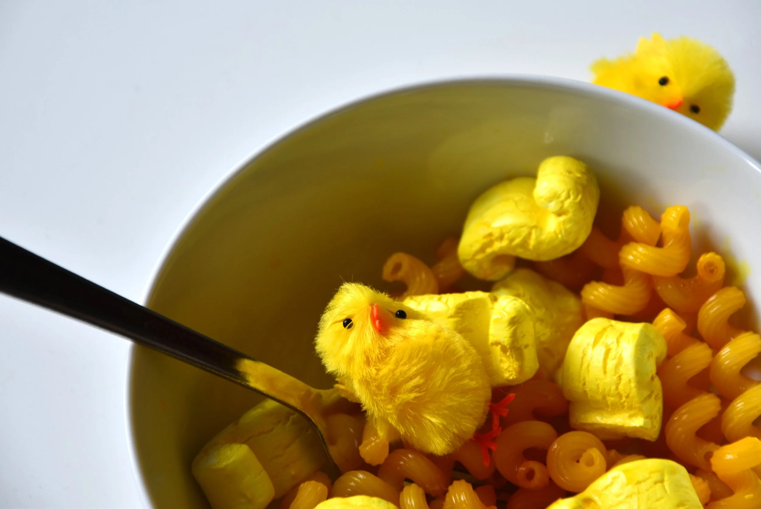 Sonia Reid, Chick-in Macaroni & Cheese #4, 2023, Mixed Media, Photograph.