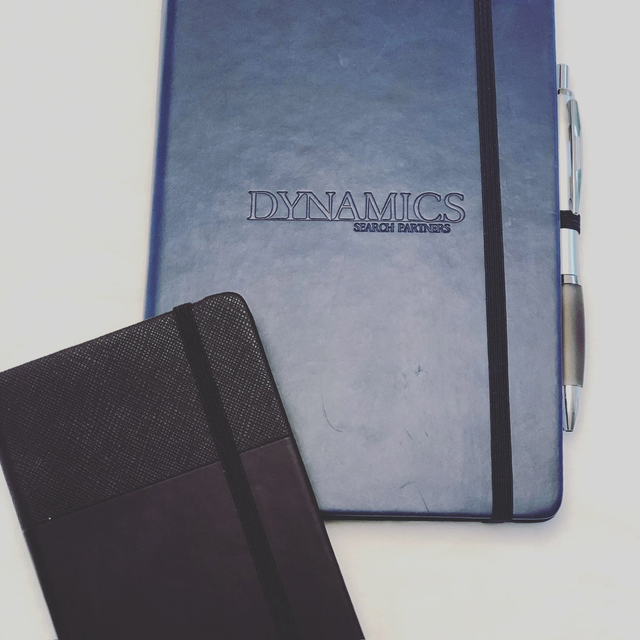 Dynamics branded notebooks with pen