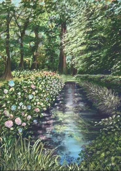 Linger, by Ursula Meehan
Soft Pastel.
Artwork - 36cm x 25cm
Framed - 61cm x 50cm
Price - £220