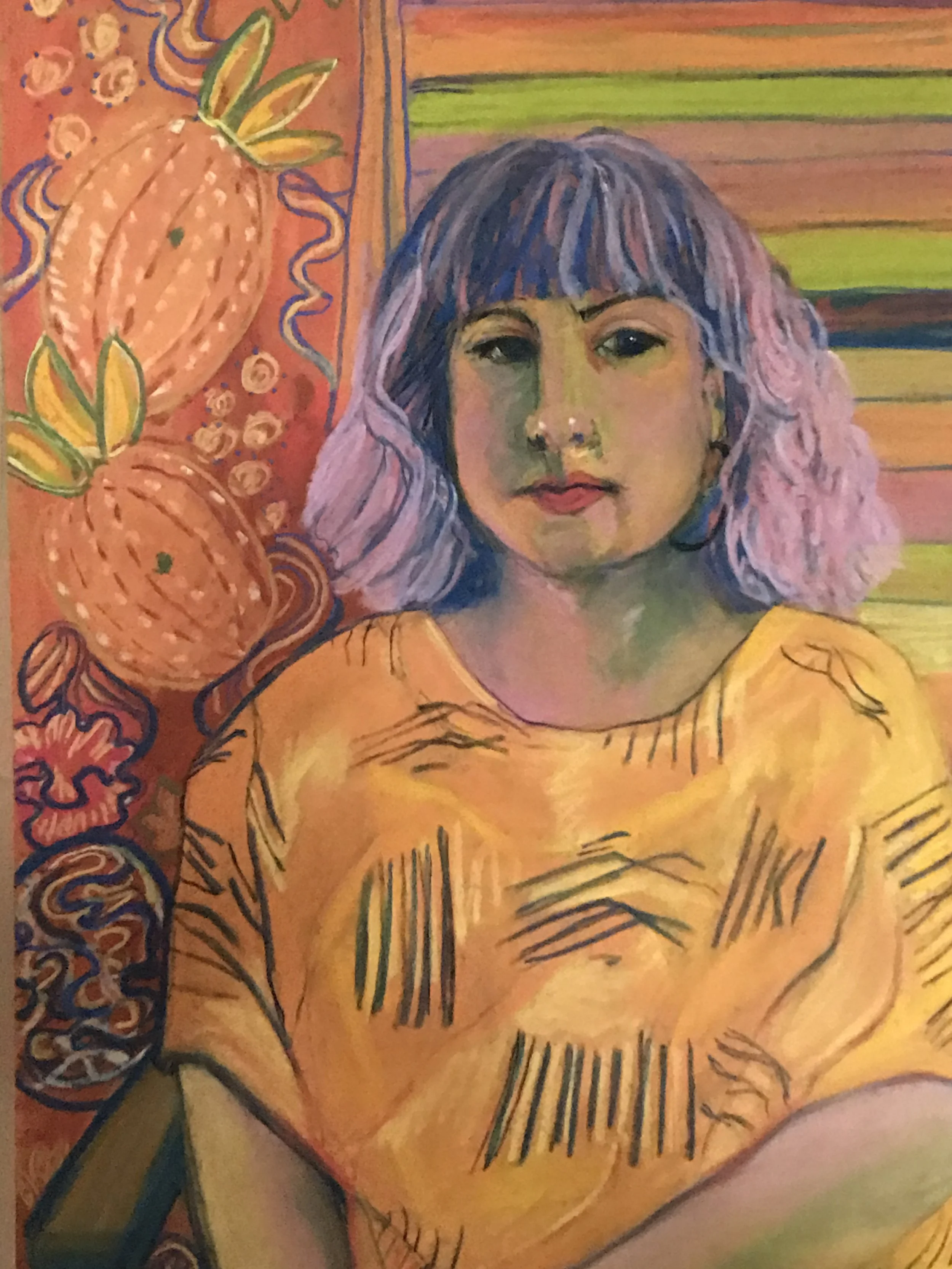 Jessie, by Roberta Lindsay; Soft pastel; Unframed dimensions - 45 x 33 cm; framed dimensions - 68 x 53 cm; Price £150.00
