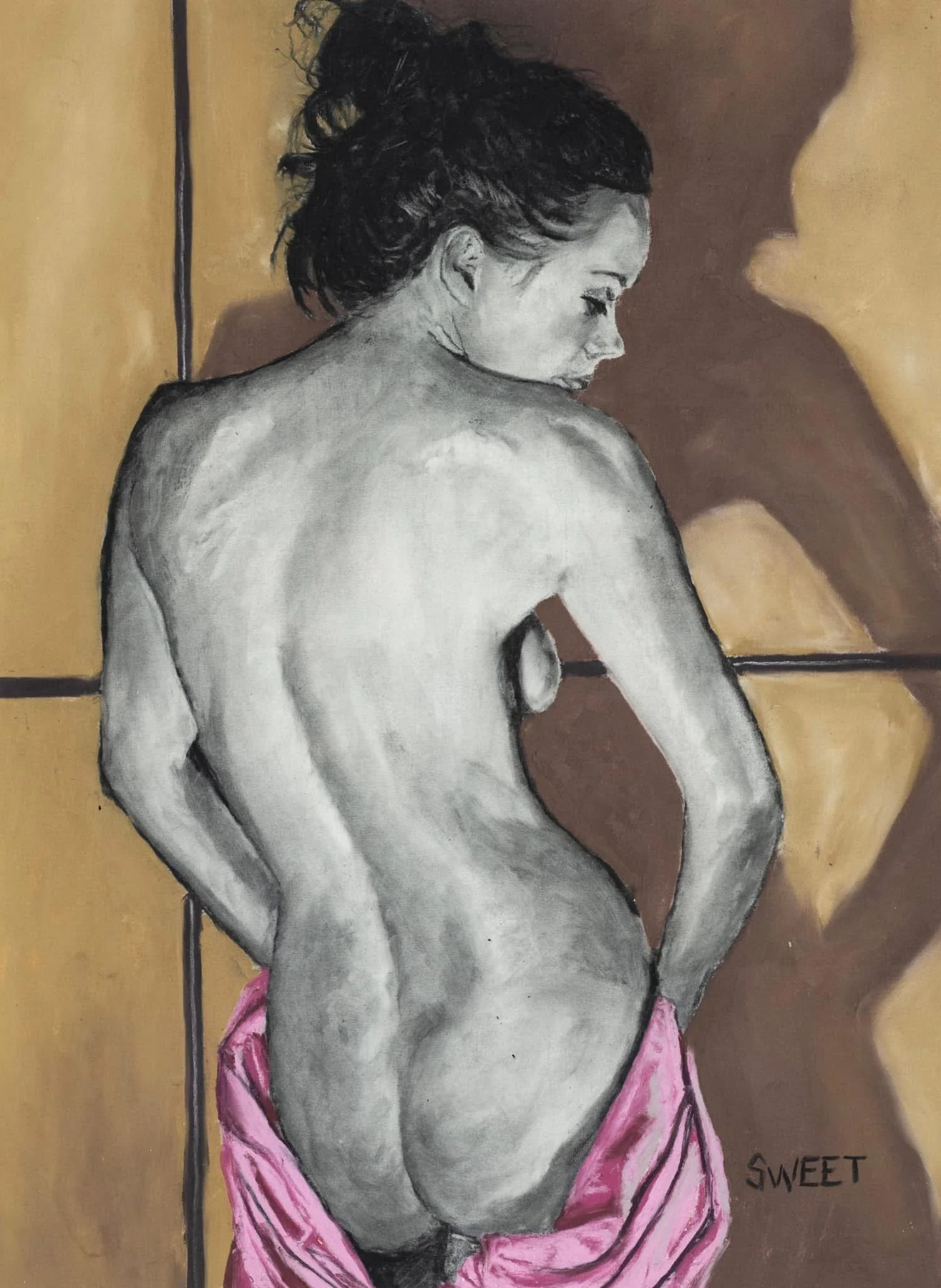 Sweetness and light, by David Sweet, Mixed dry media; Unframed dimensions - 48 x 34 cm; Framed dimensions - 75 x 61 cm; Price £400.00