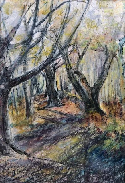 Mist lifting - Dumfries and Galloway , by Patricia Burgess.
Soft Pastel.
Artwork - 34cm x 52cm.
Framed - 56cm x 75cm
Price - £650