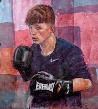 Everlast, by Sean McGibbon.
Mixed dry media.
Artwork - 43cm x 43cm
Framed - 64cm x 64cm
Price - £595