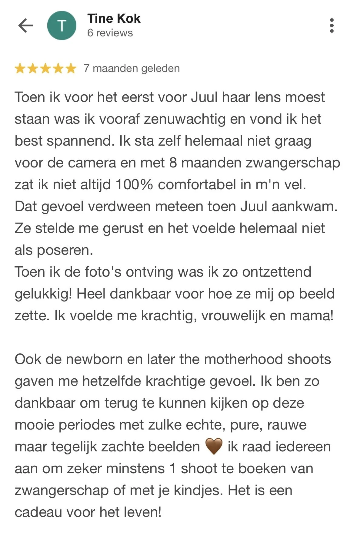 Review over fotograaf Juul van Wandelen uit Antwerpen