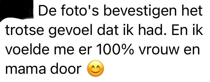 Review over zwangerschapsshoot bij Juul van Wandelen