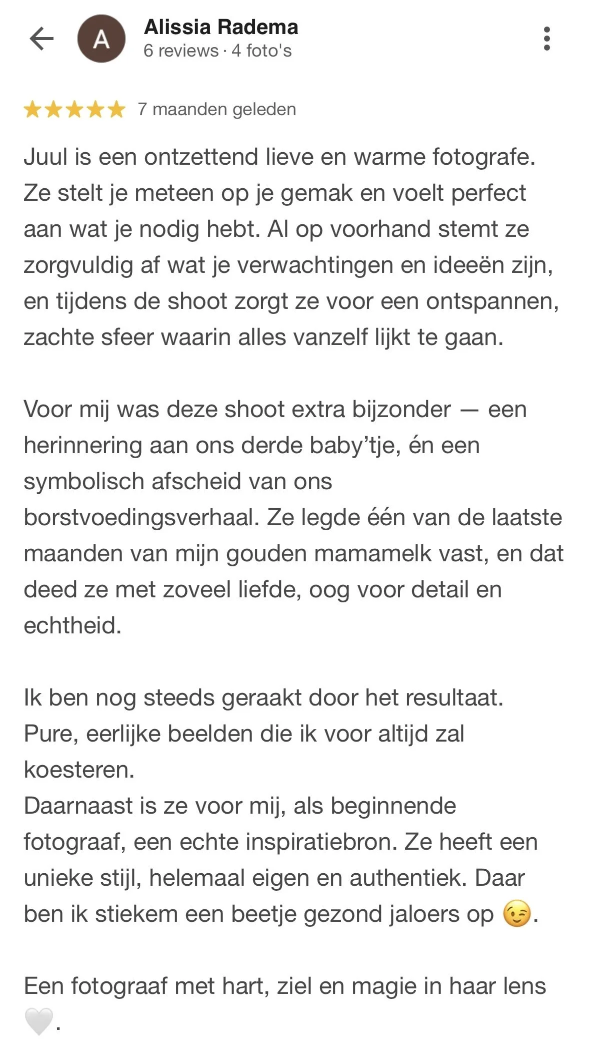 Review over Motherhood fotograaf Juul van Wandelen