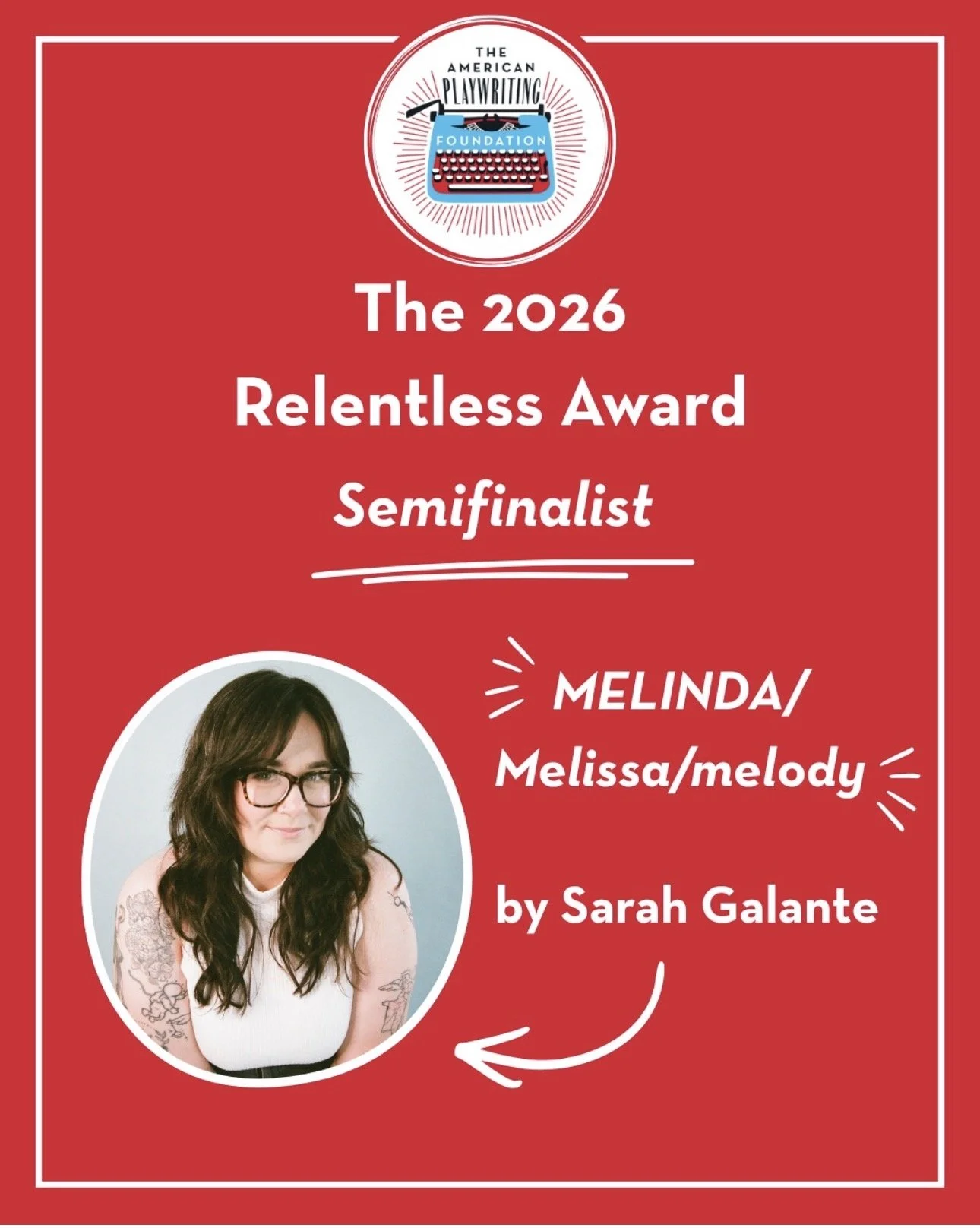 MMM was named a semi-finalist for the 2026 Relentless Award! 