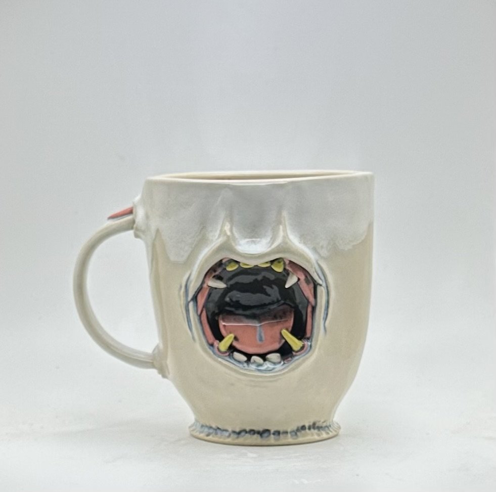 Monster mouth mug