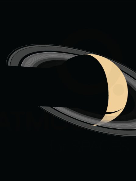 Voyager 2 Departing Saturn