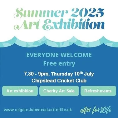 Come &amp; join us next month for our celebration Art Exhibition 2025!