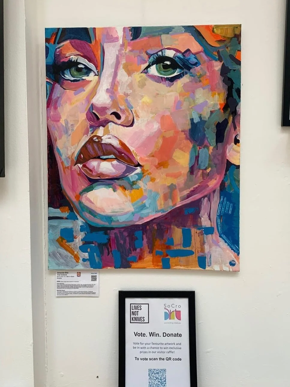 Huge congratulations to our amazing tutor Amanda who just won first prize with her stunning &lsquo;True Colours&rsquo; piece at the SoCro Art Competition 2025!! 

https://www.libertedexpression.co.uk/socro-art-exhibition-2025