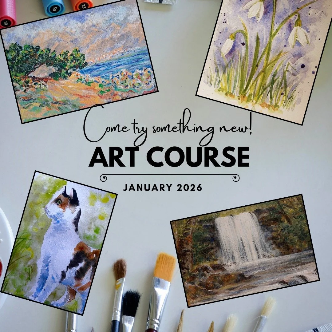 COME &amp; JOIN US IN 2026! 
Kick-off the new year trying something new and meeting new people. 
Complete beginners welcome.
LIMITED SPACES REMAINING.
https://www.reigate-banstead.artforlife.uk/book
