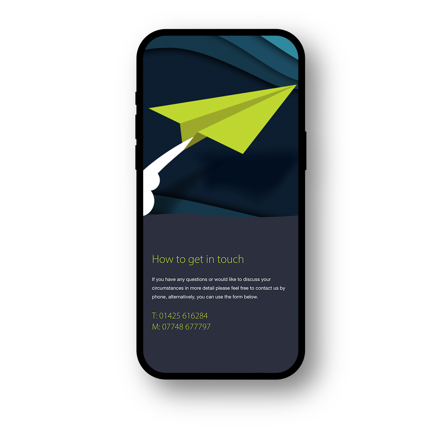 cactus mortgages website layout mobile designed by saia creative
