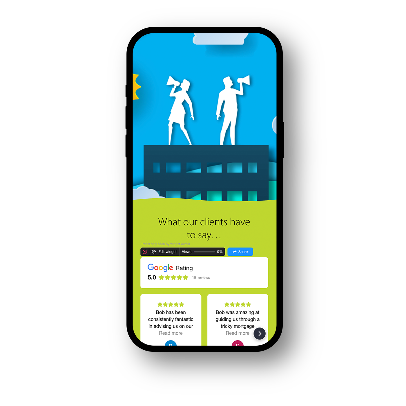 cactus mortgages website layout mobile designed by saia creative