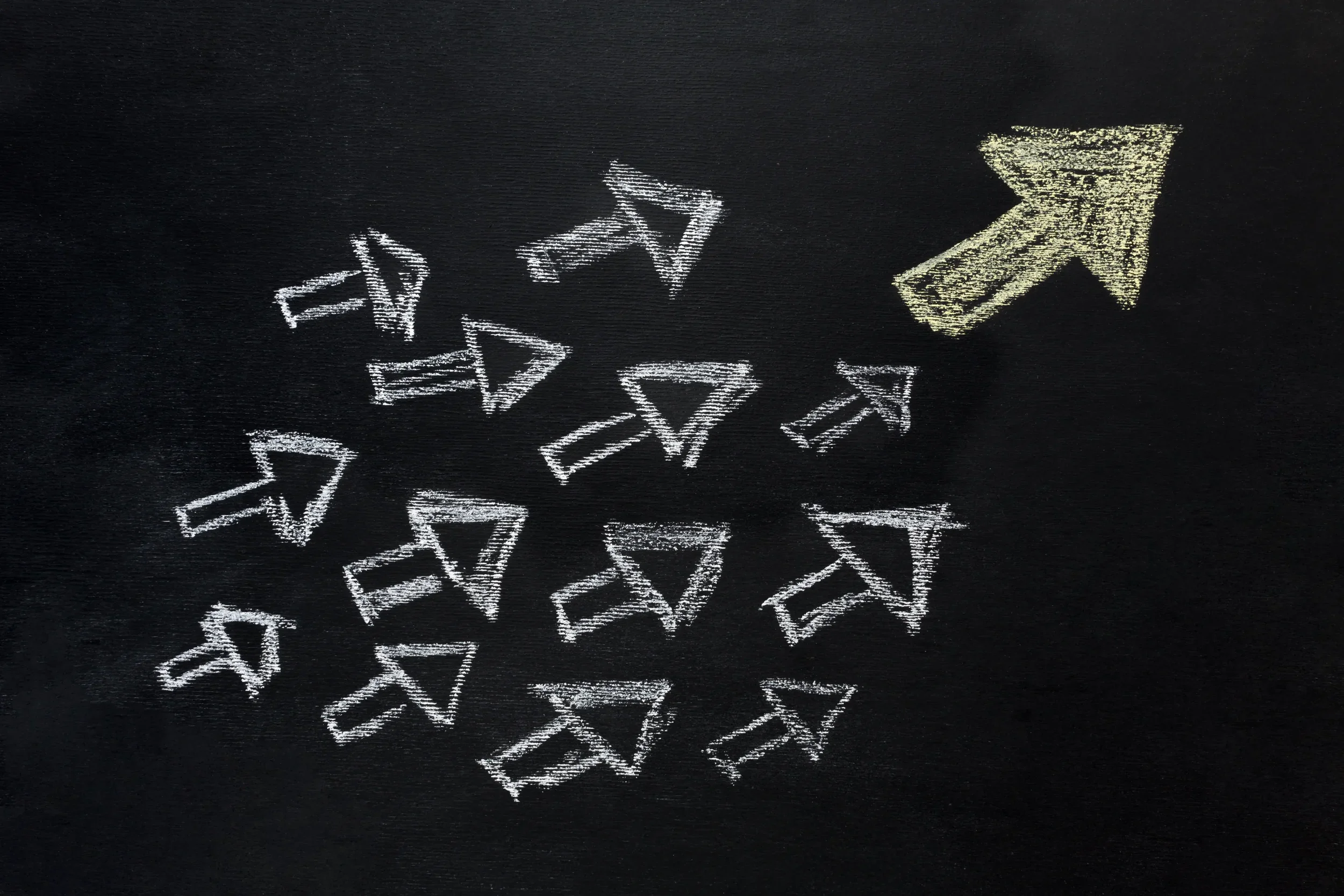 A clean, structured graphic introducing the seven trends as strategic shifts, using minimal icons or typography to signal a framework rather than a trend list.