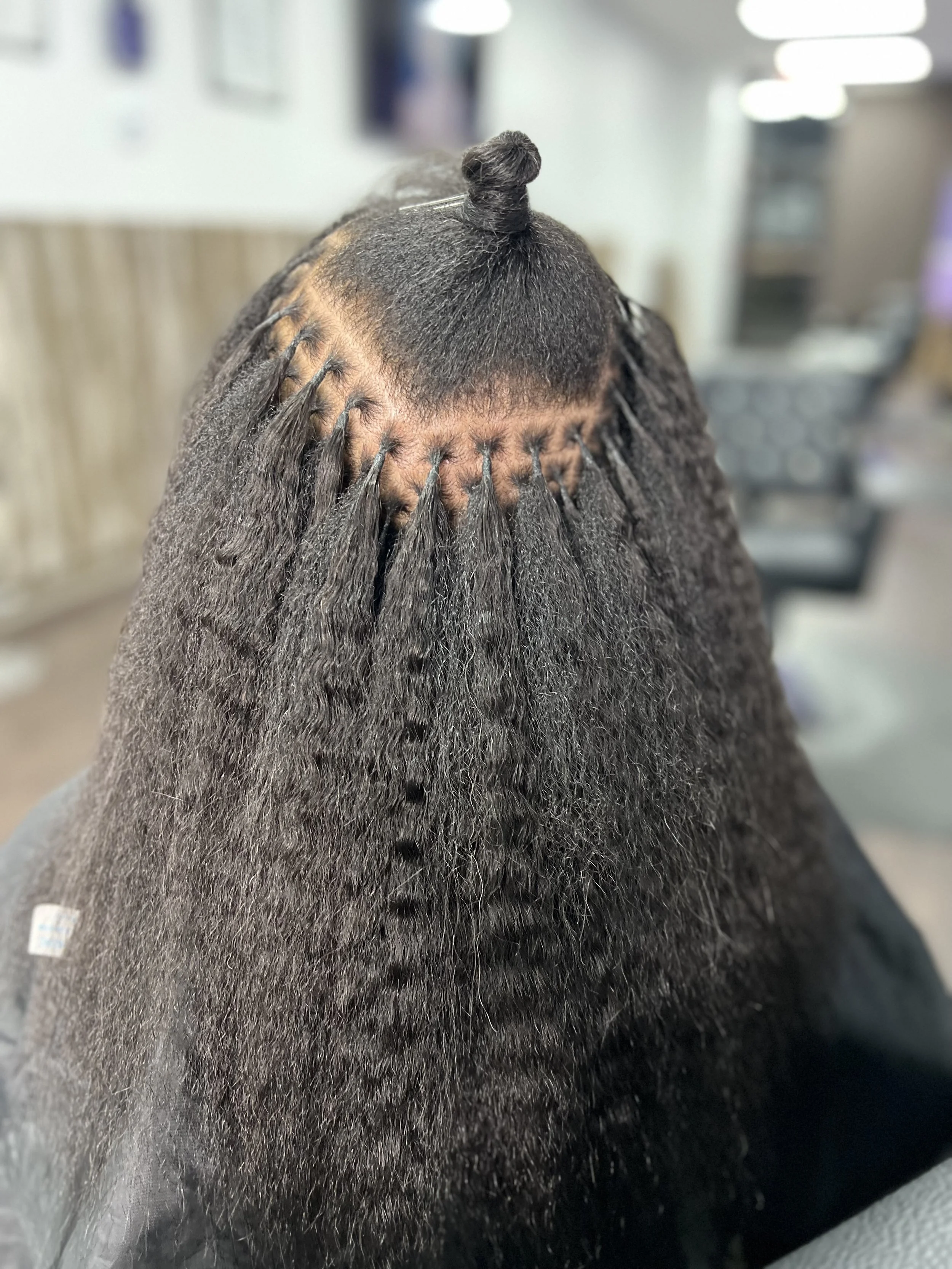 k-tip extension, healthy hair extensions