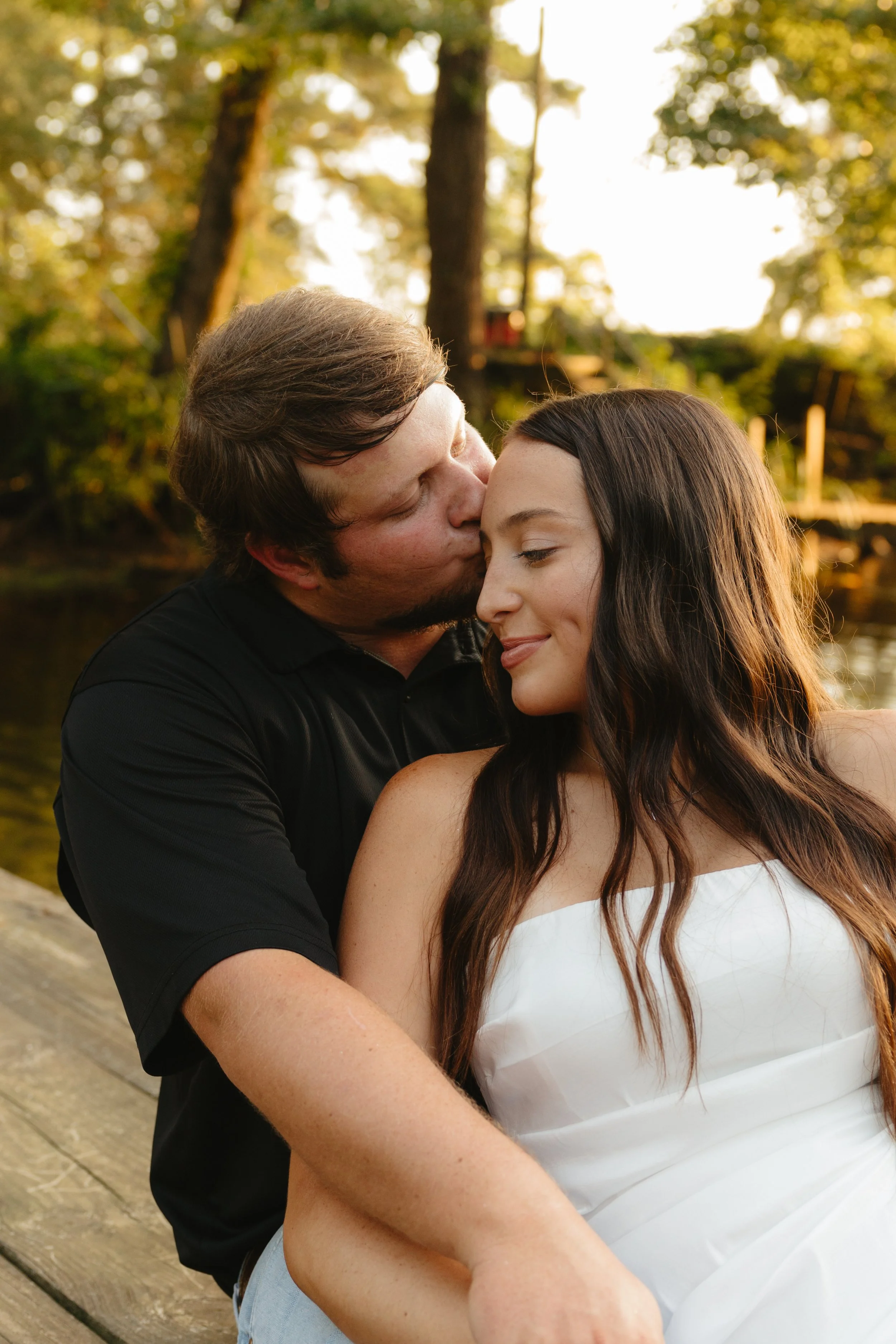 Timeless engagement proposal photos in the mountains in Bentonville, AR Rayli Rose Photography 