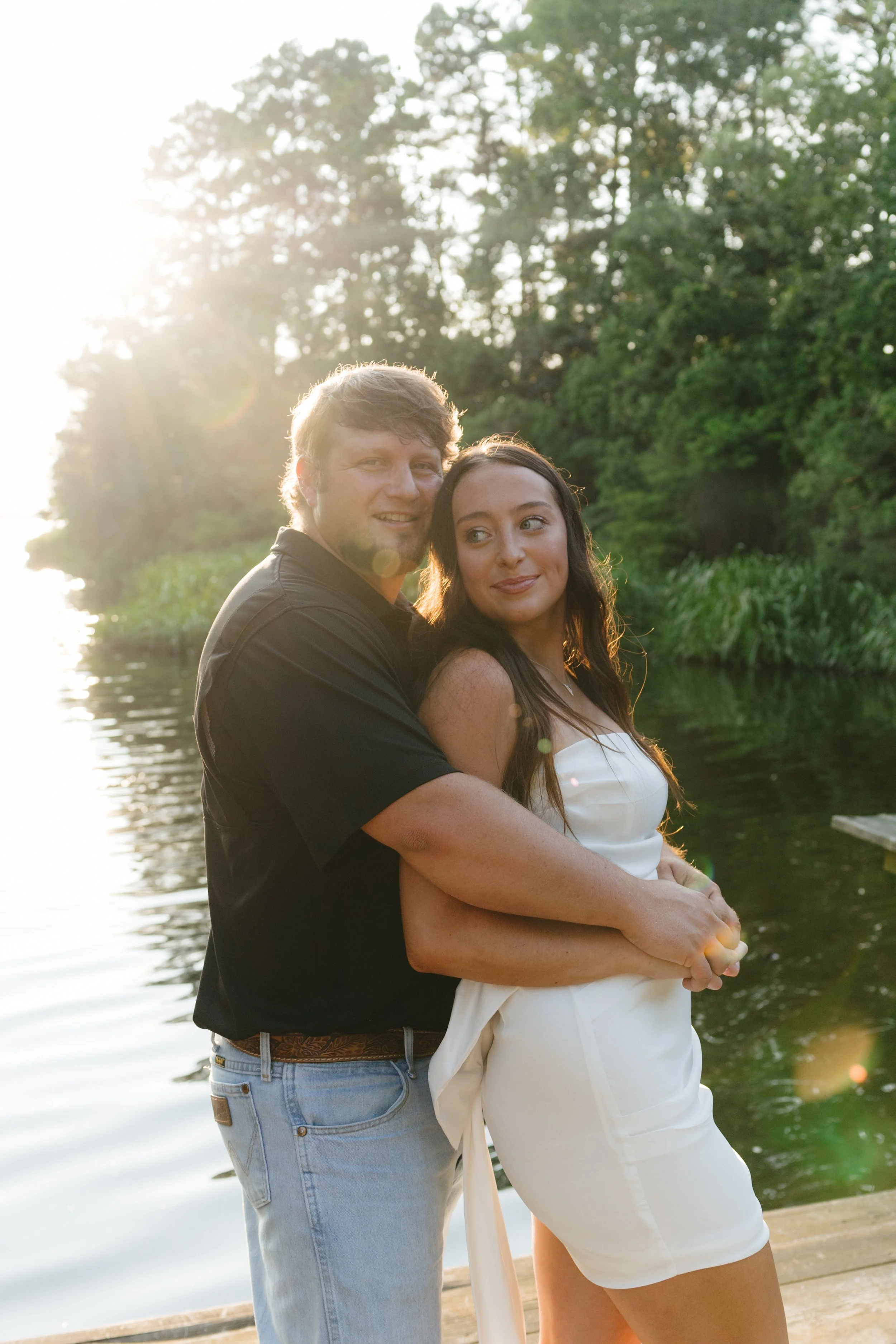 Timeless engagement proposal photos in the mountains in Bentonville, AR Rayli Rose Photography 