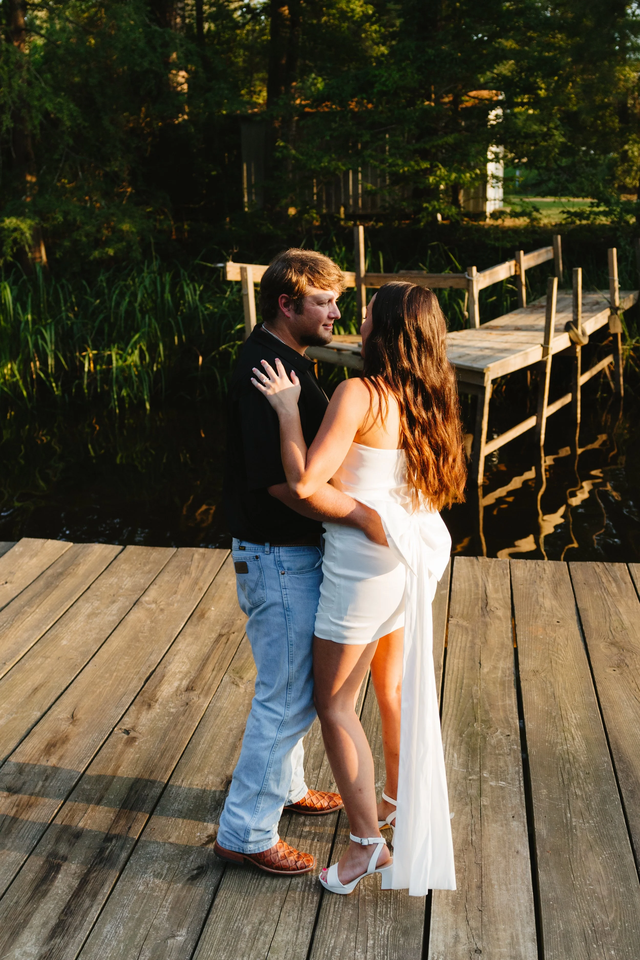 Timeless engagement proposal photos in the mountains in Bentonville, AR Rayli Rose Photography 