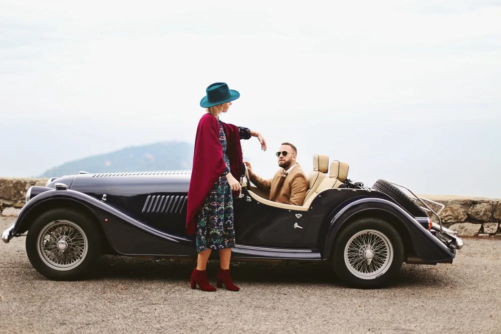 Balade en Morgan sur la Côte d’Azur