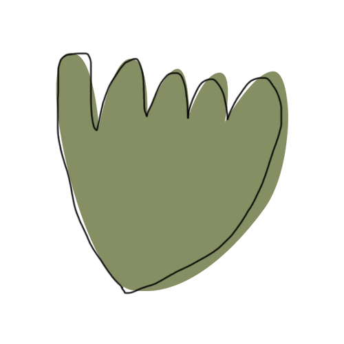 Abstract tulip icon, representing end-of-life-vigil