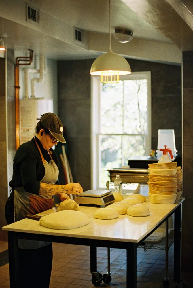 Baker working inside From the Well in Roswell, Georgia