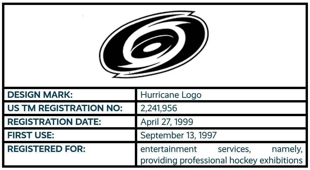 Hurricane Logo design mark trademark registration