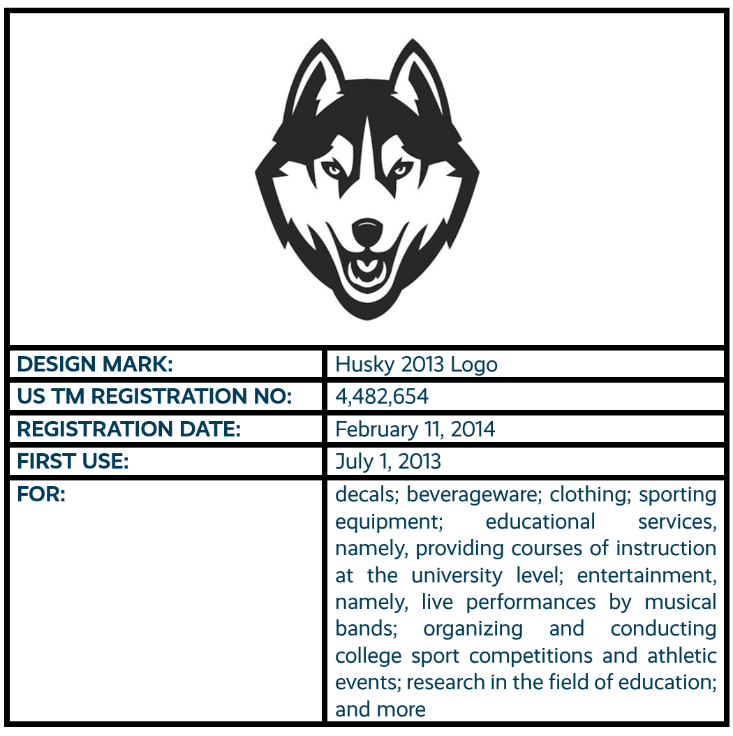 Husky 2013 Logo design mark trademark registration