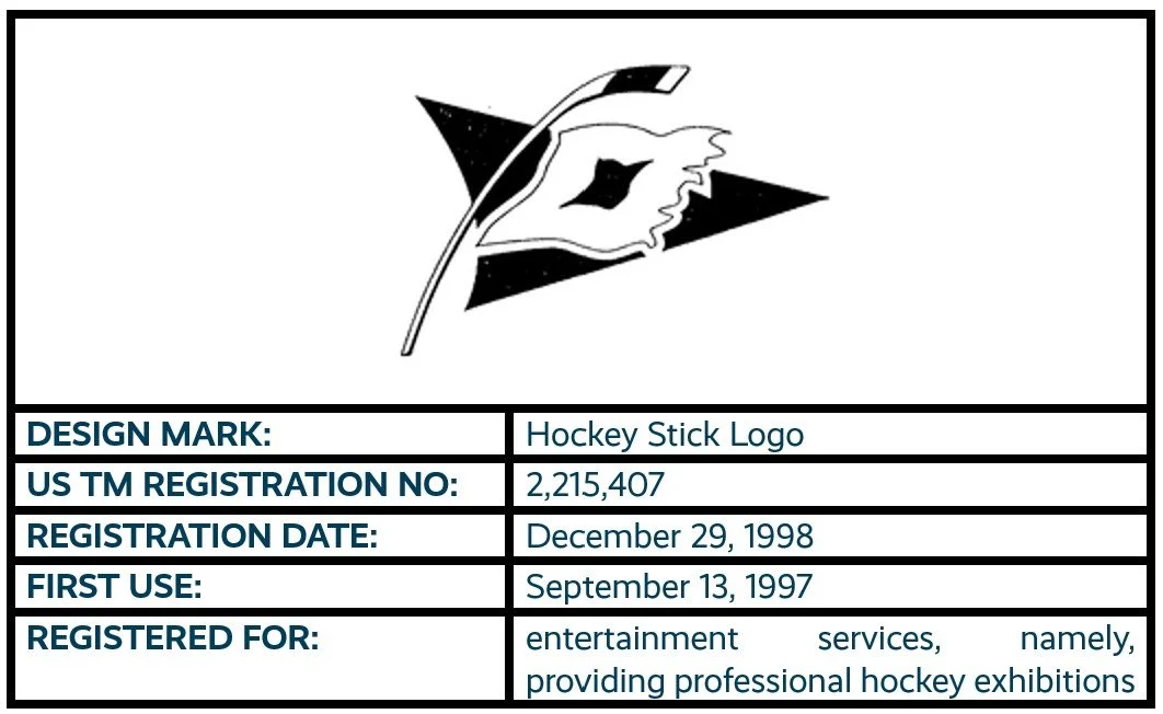 Hockey Stick Logo design mark trademark registration