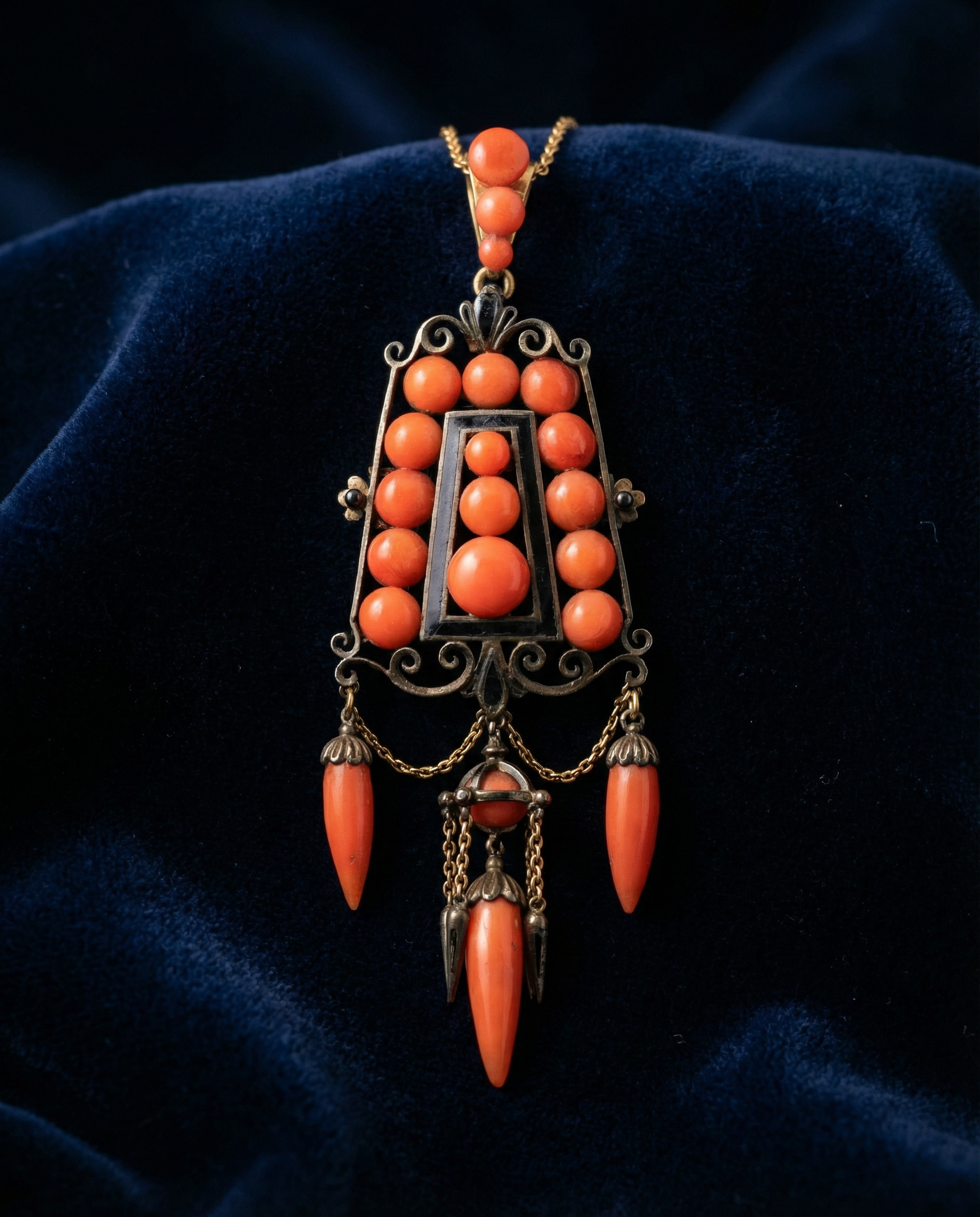 Generated with Kive.ai - antique pendant on dark velvet luxe background.png