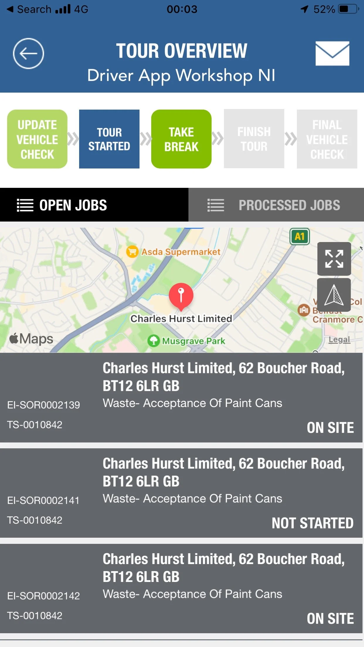 Delivery Driver Logistics