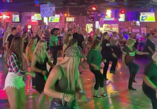 Line Dancing at the Thirsty Cowboy