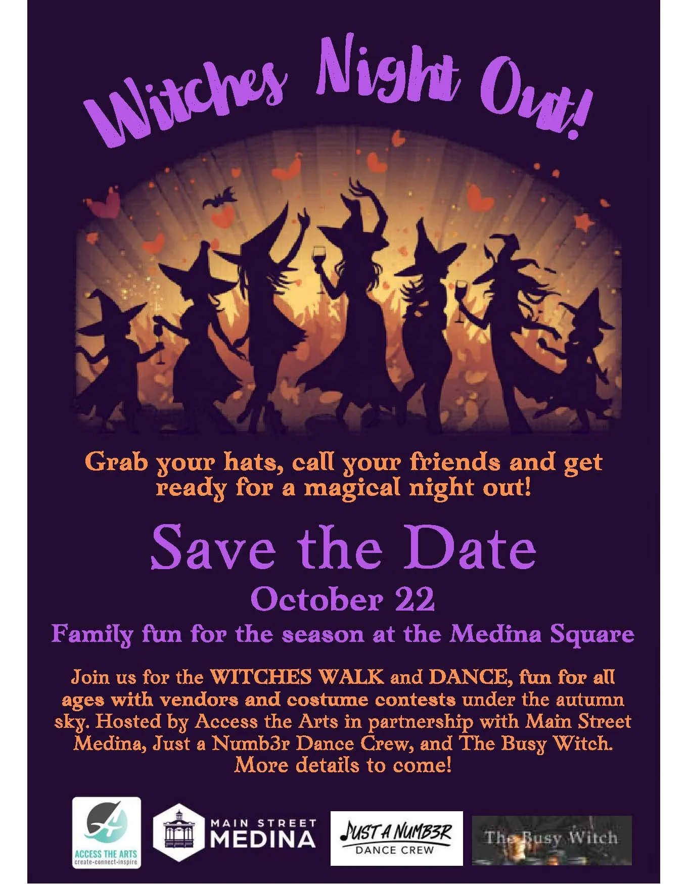 Witches Night Out in Medina Square