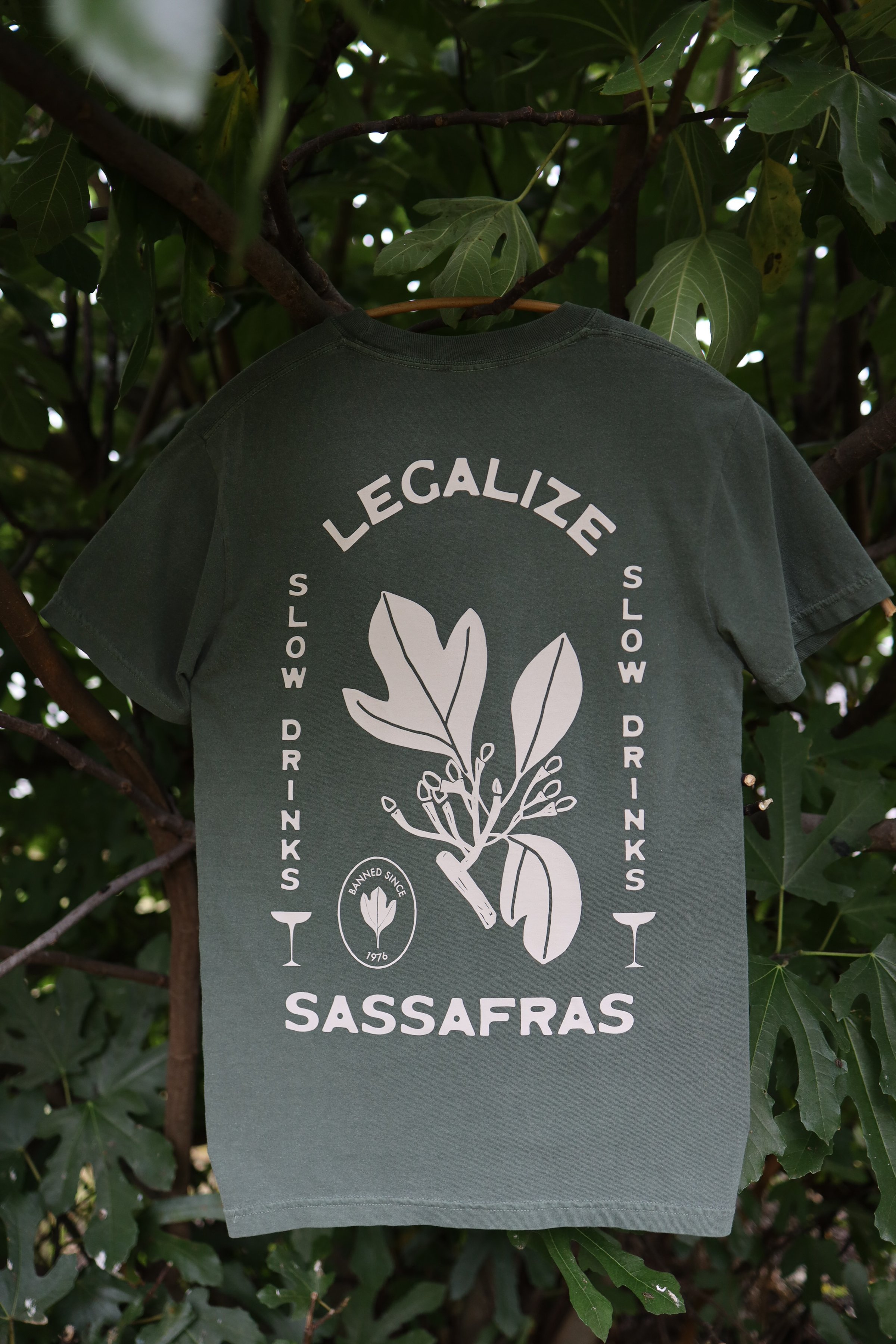 LEGALIZE SASSAFRAS TSHIRT
